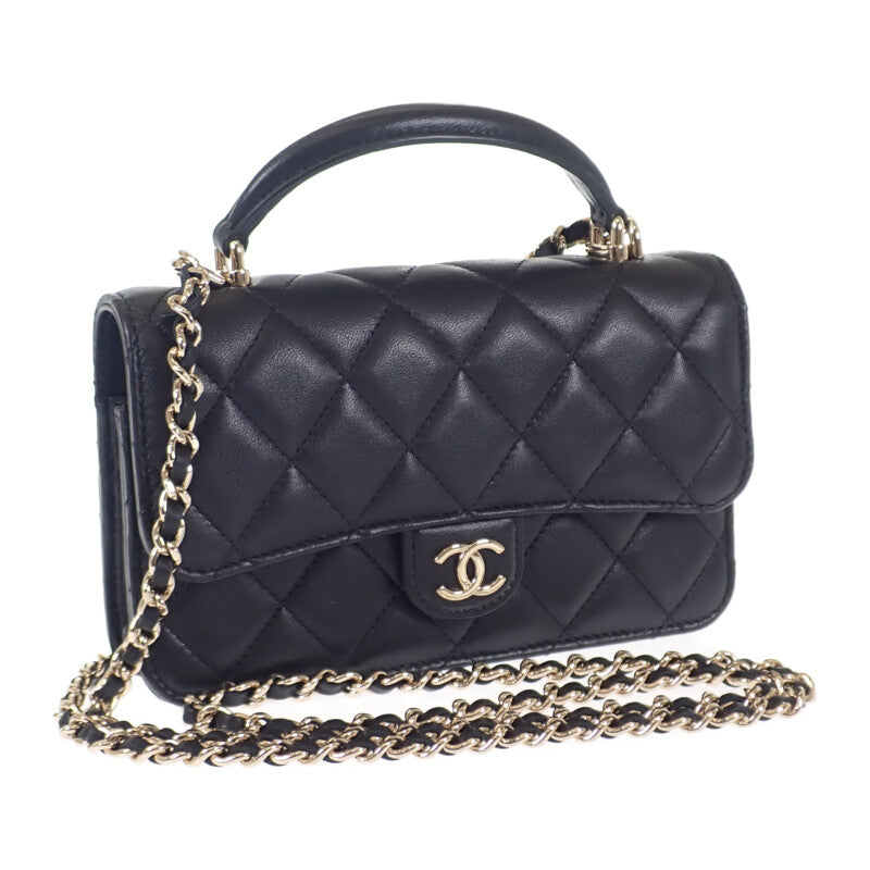 シャネル CHANEL マトラッセ フラップフォンケース AP3226 2WAYバッグ