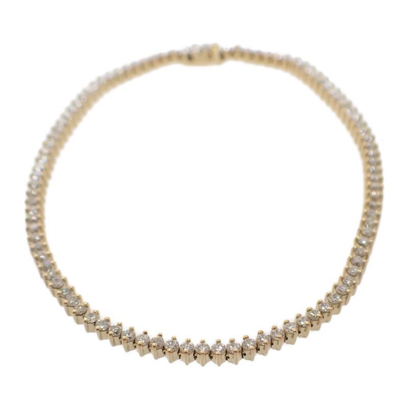 デザインジュエリー テニス ブレスレット K18イエローゴールド