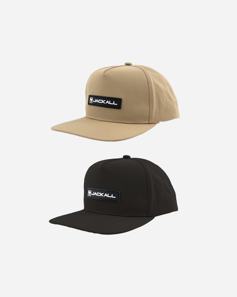 フラットビルロゴキャップ