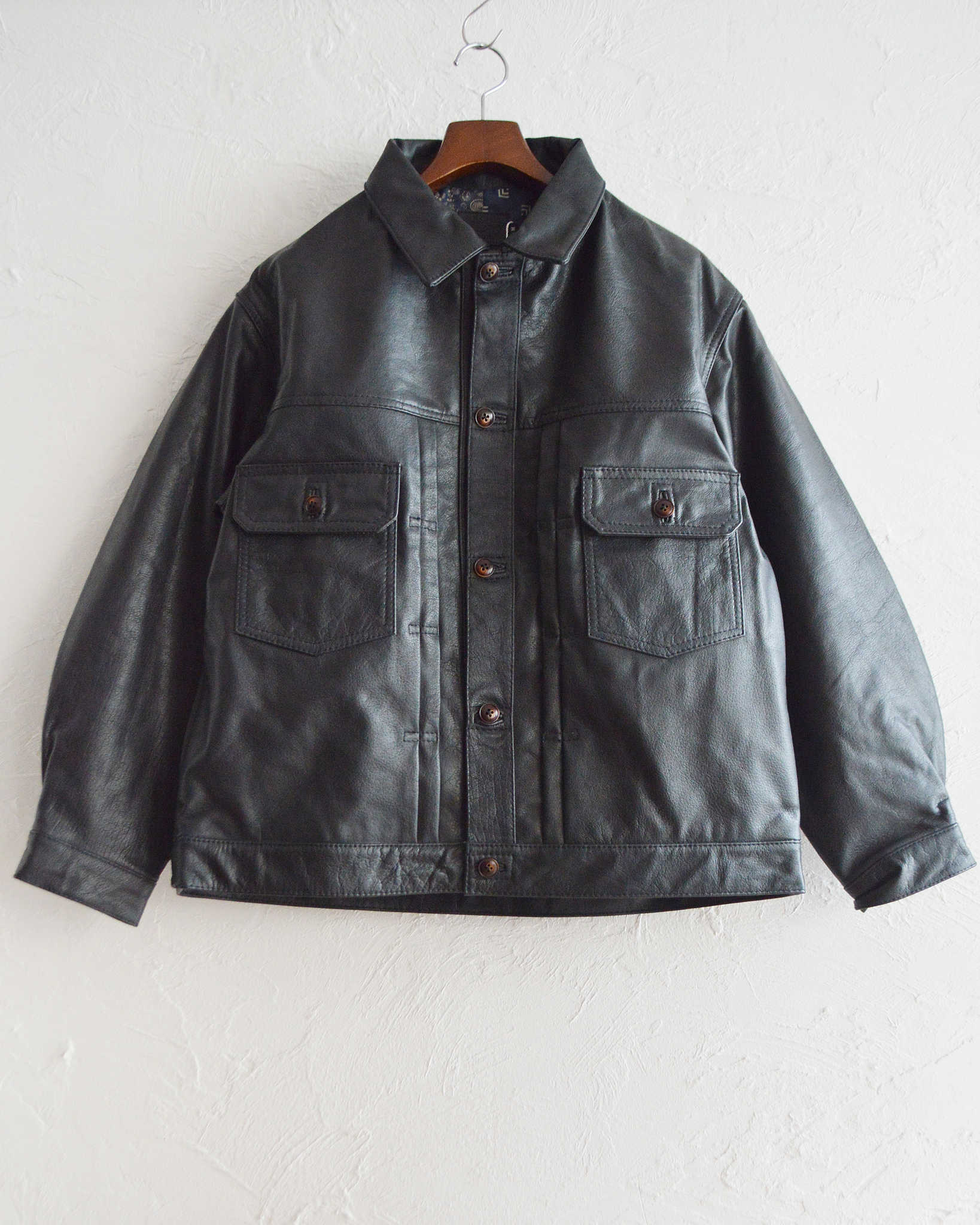 Nasngwam. ナスングワム / ATAVISM LEATHER JACKET アタビズム