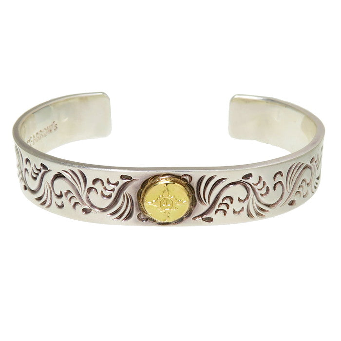 FIRST ARROW's/ファーストアローズ】 彫刻入り コンビ ブレスレット