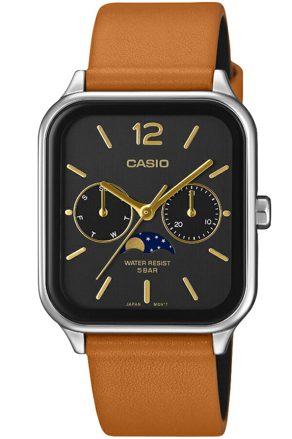 カシオ コレクション 角型 ムーンフェイズ MTP-M305L-1AJF メンズ