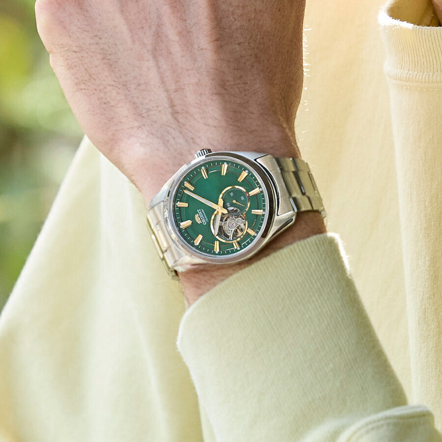 オリエント コンテンポラリー セミスケルトン RN-AR0008E メンズ 機械