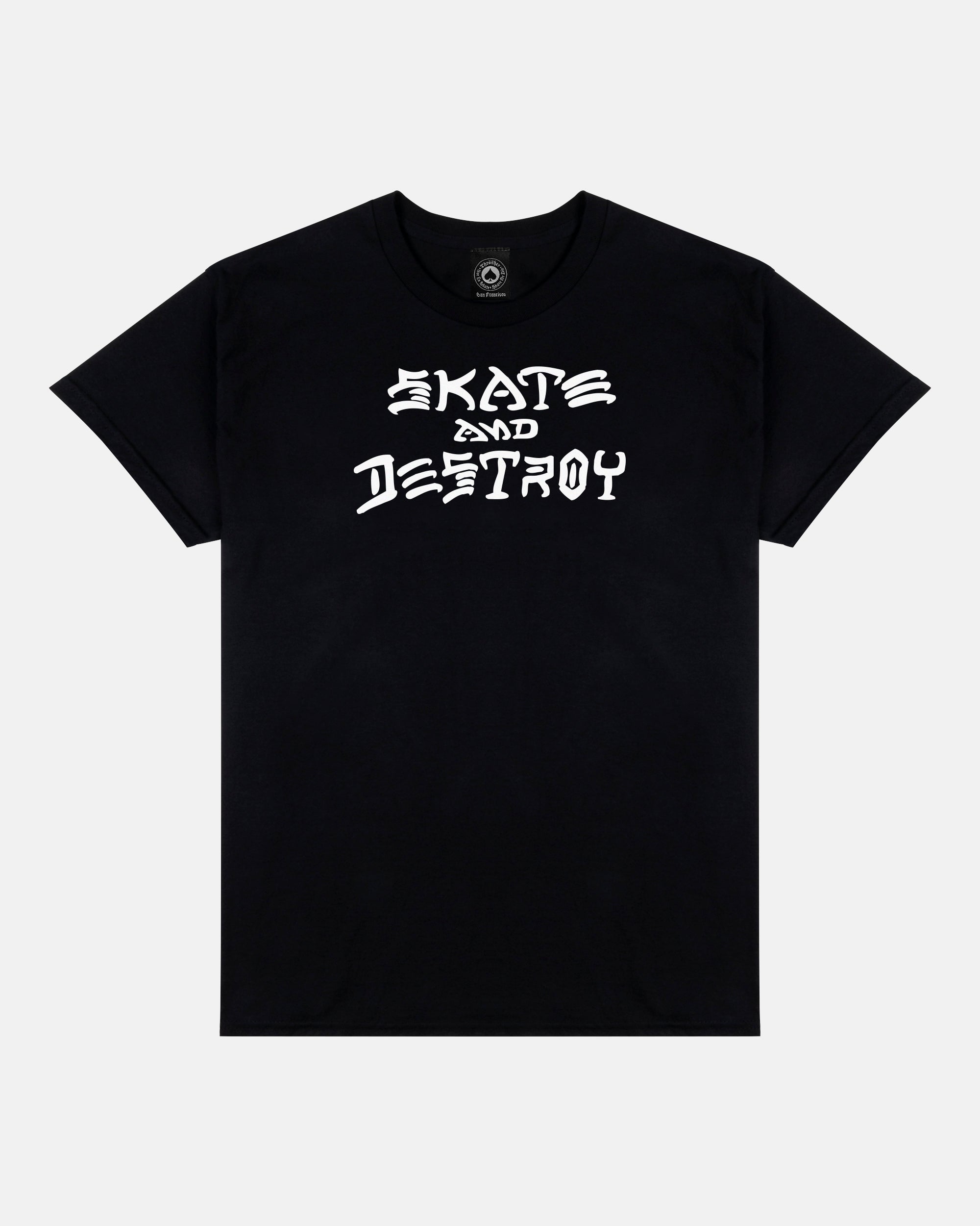 SKATE AND DESTROY - TSHIRT - BLACK – Thrasher Magazine