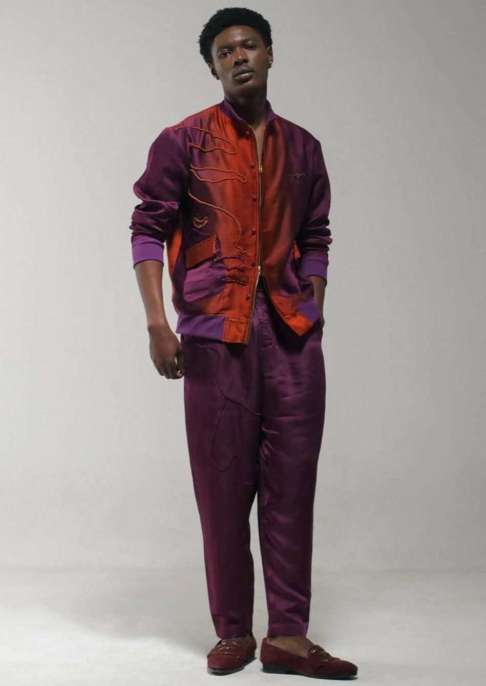 Orange and Purple Ombre Jacket