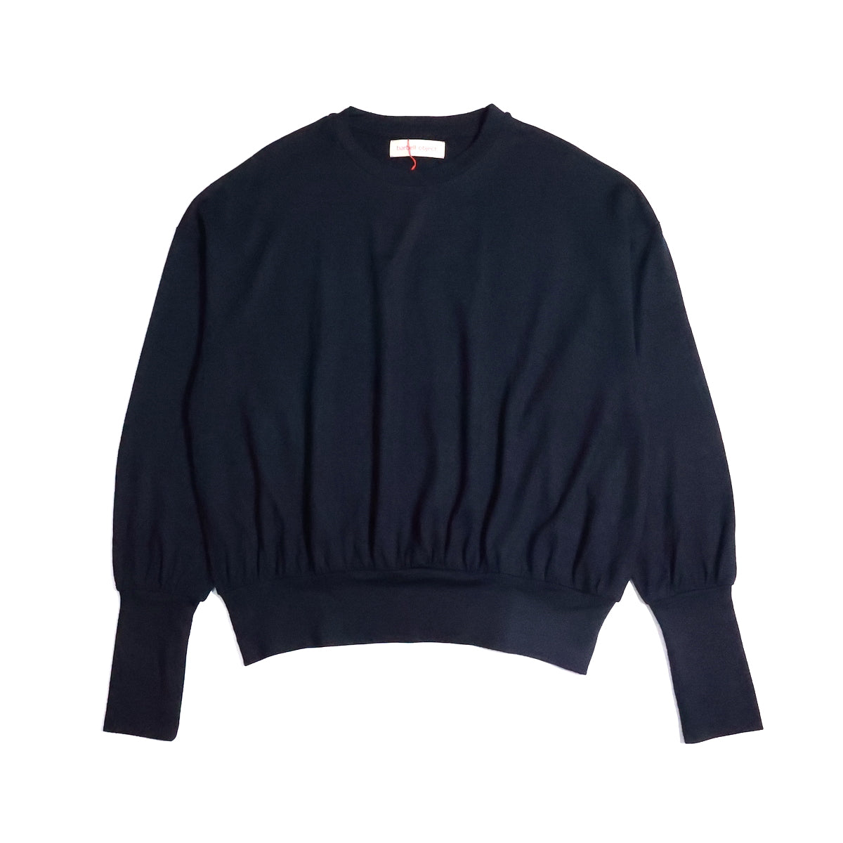 barbell object 「bo-tp02 wool L/S top / black」 – SISTER