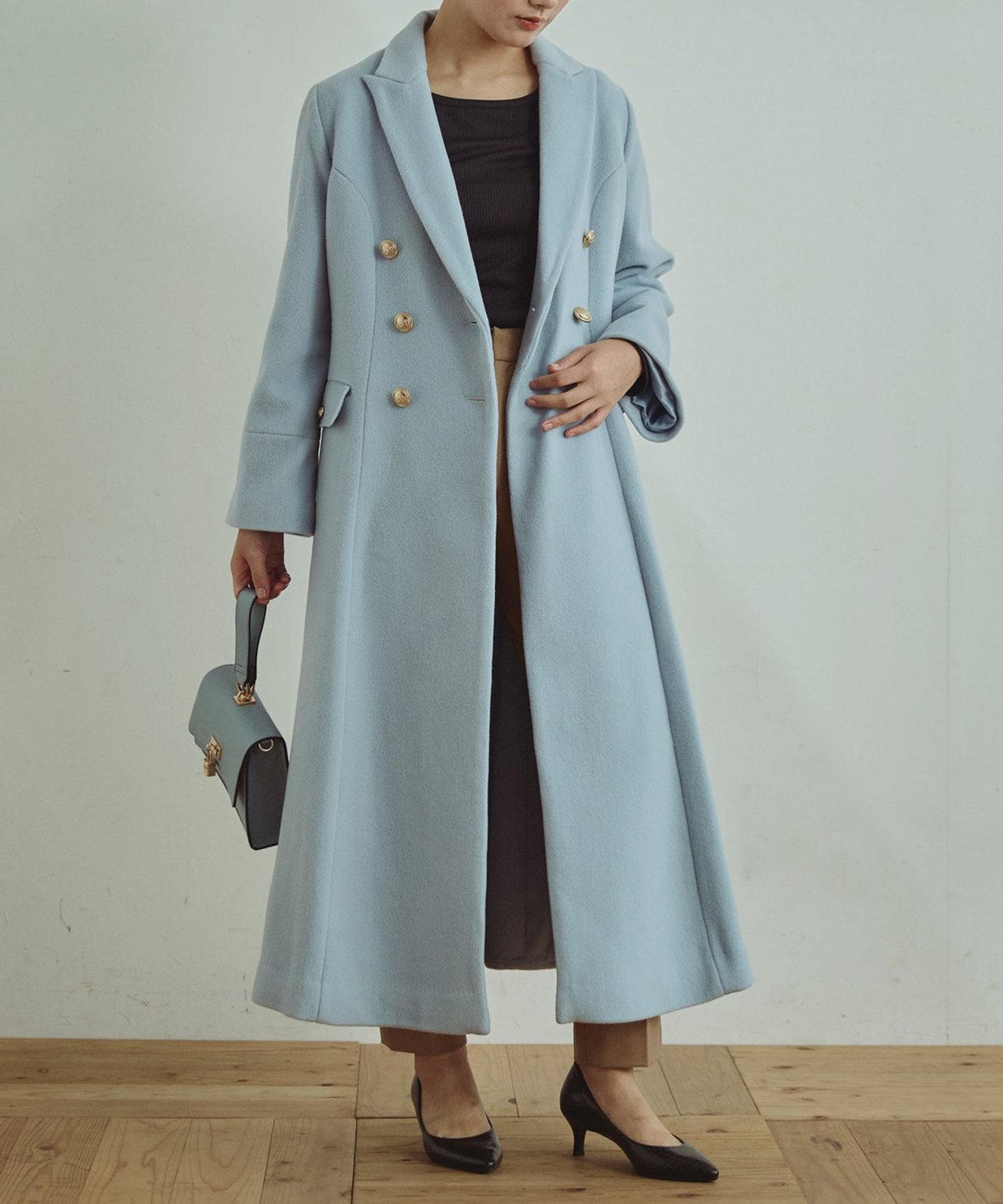 メディア掲載｠【小柄ロング】フレアダブルコート – Sirin Online Store