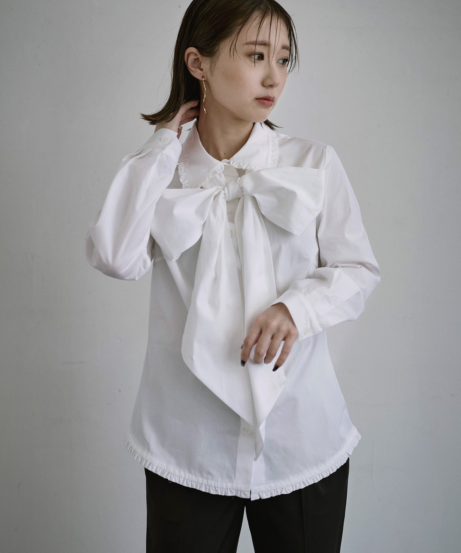 メディア掲載｠【ボウタイ付】2wayブラウス – Sirin Online Store