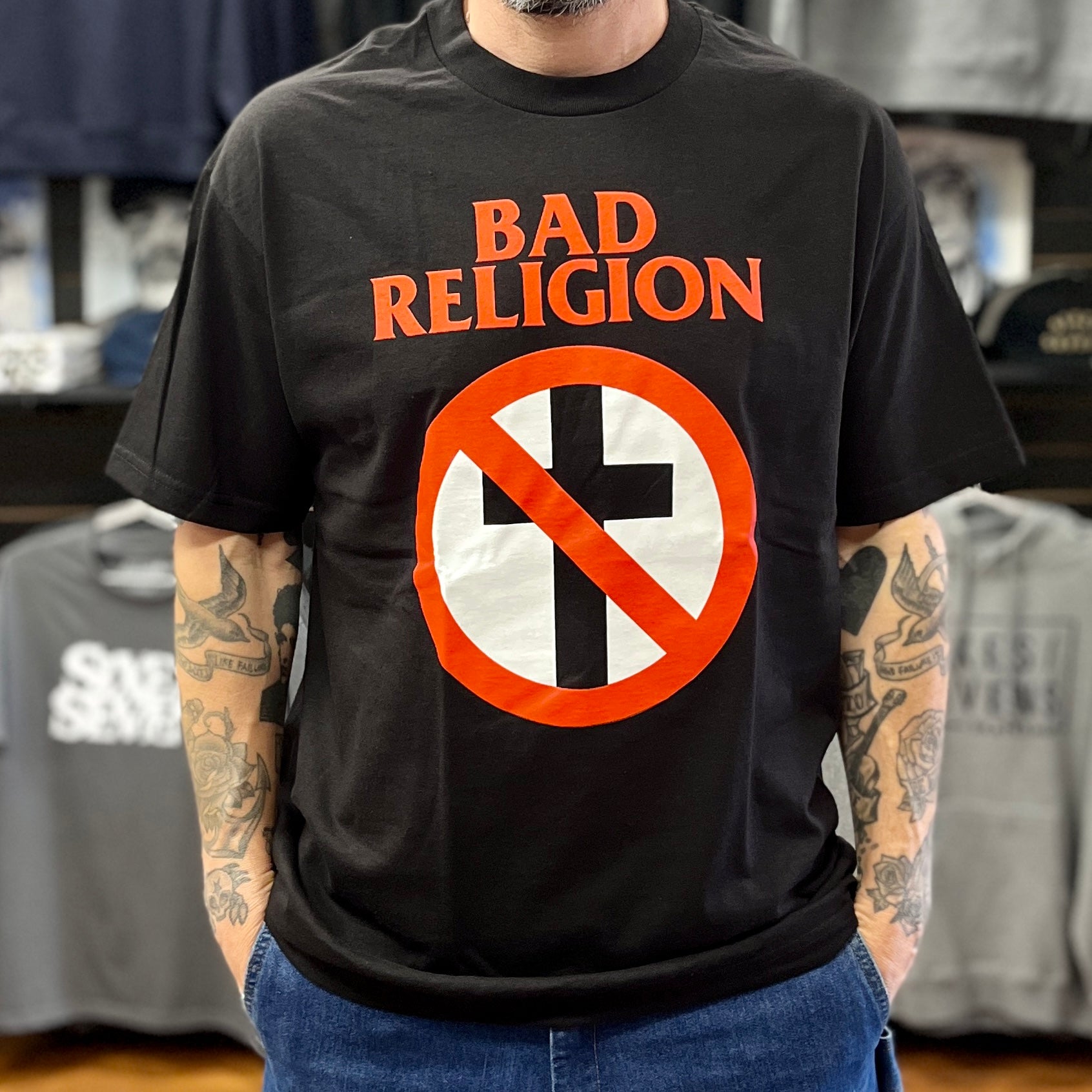 Bad Religion T-Shirt - Crossbuster – SIXES & SEVENS SKATESHOP
