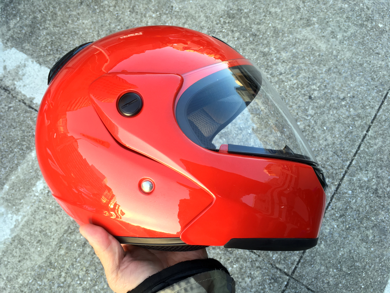 テレオス3】スタンダードなシステムヘルメット。OGKデッドストック品で