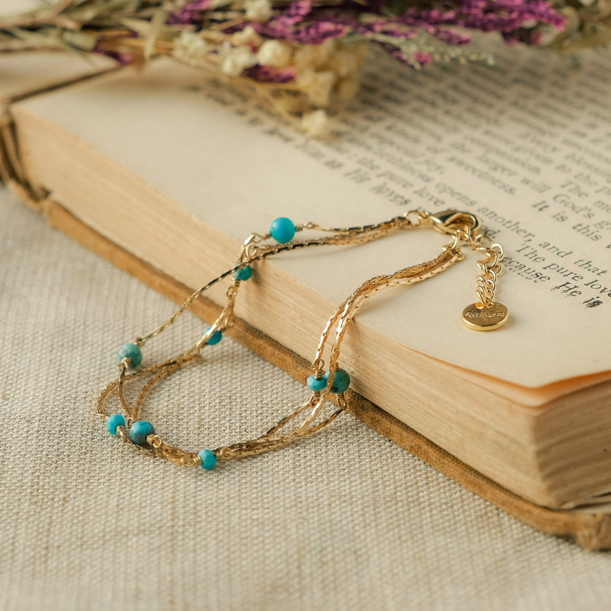 ターコイズステーション3連ブレスレット – MAYGLOBE