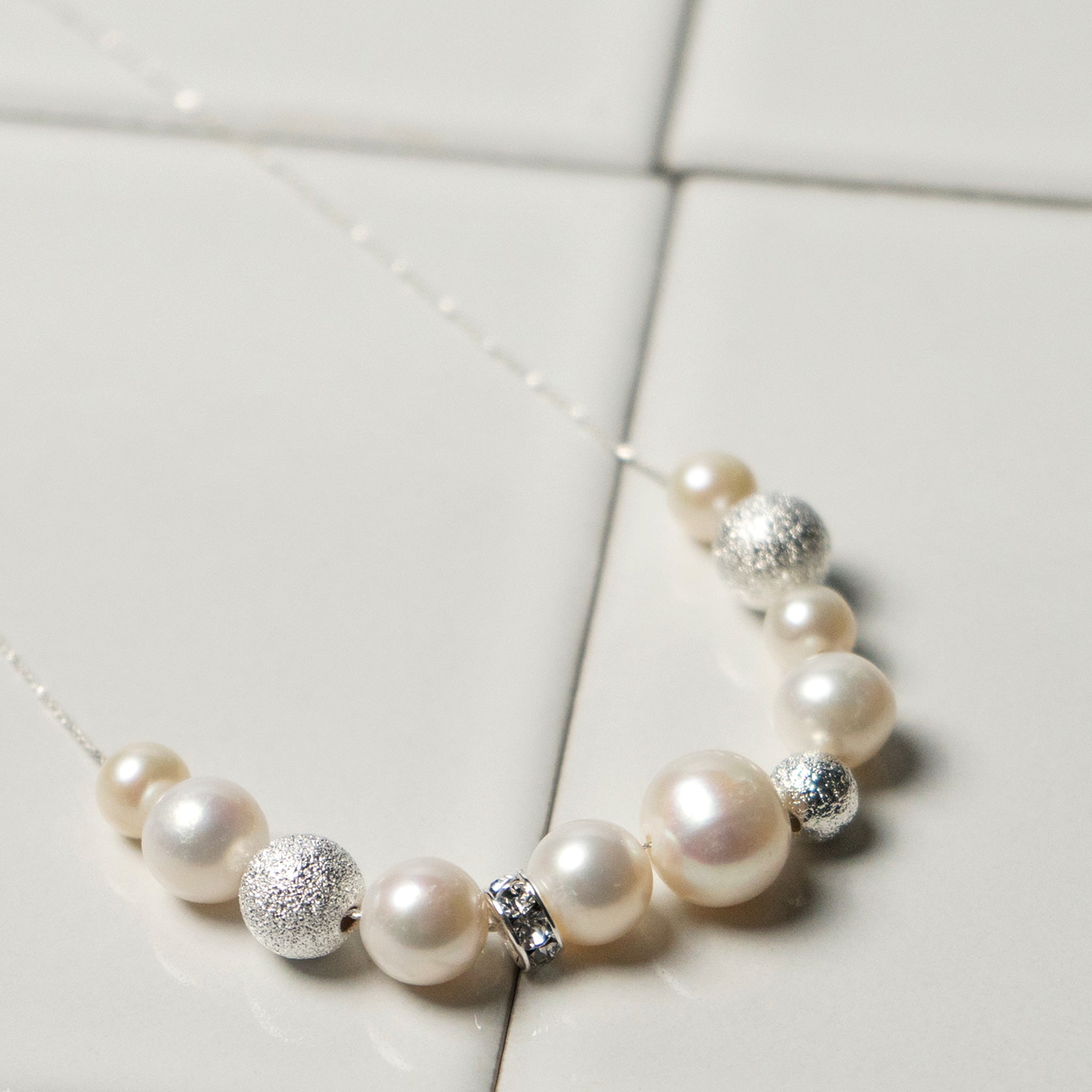 淡水パール×ダストボールネックレス – MAYGLOBE