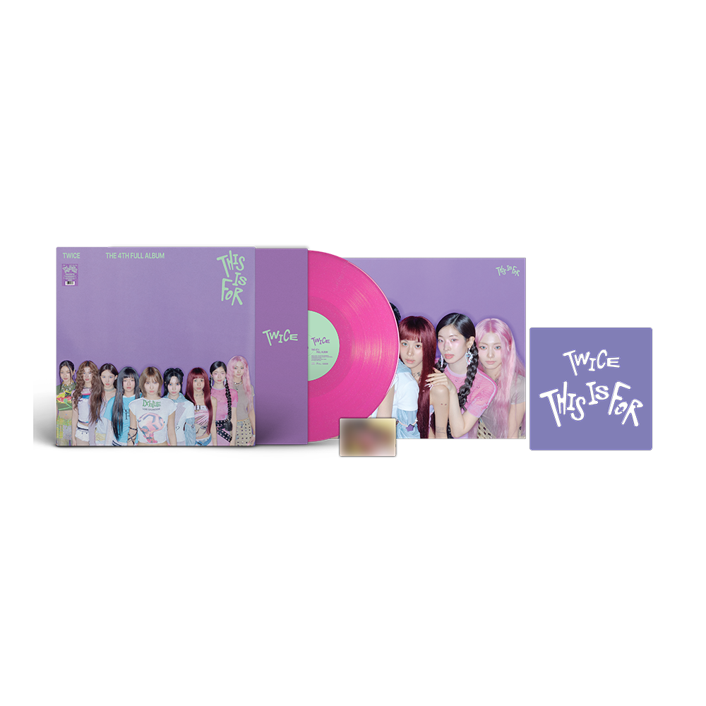 THIS IS FOR (Dragonfruit Glitter Vinyl) - Twice Official Store