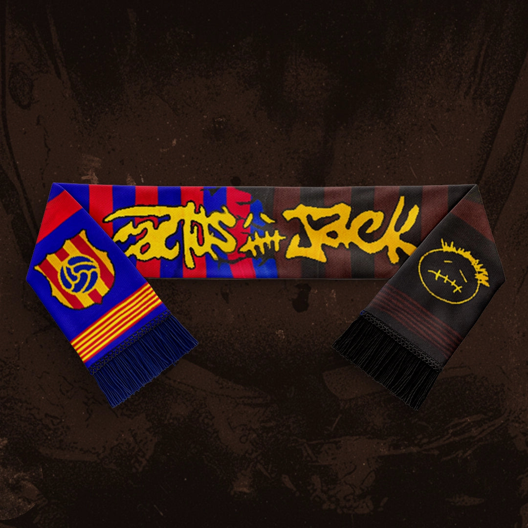 Barcelona X Travis Scott Cactus Jack Knitted Scarf