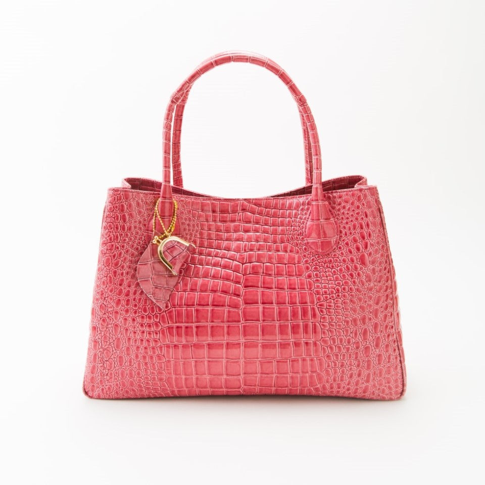 A4トート エナメル ラベンダーピンク ｜ 鎌倉のバッグ 鎌倉高野