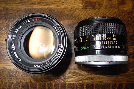 Canon FD50mm 1:1.4 S.S.C.