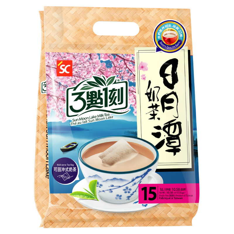 3點1刻 日月潭ミルクティー 日月潭奶茶｜15バッグ入（20g/バッグ
