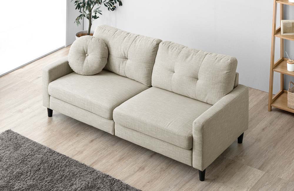 □宅配便で届く3人掛けソファに新色登場 | タンスのゲン コーポレート