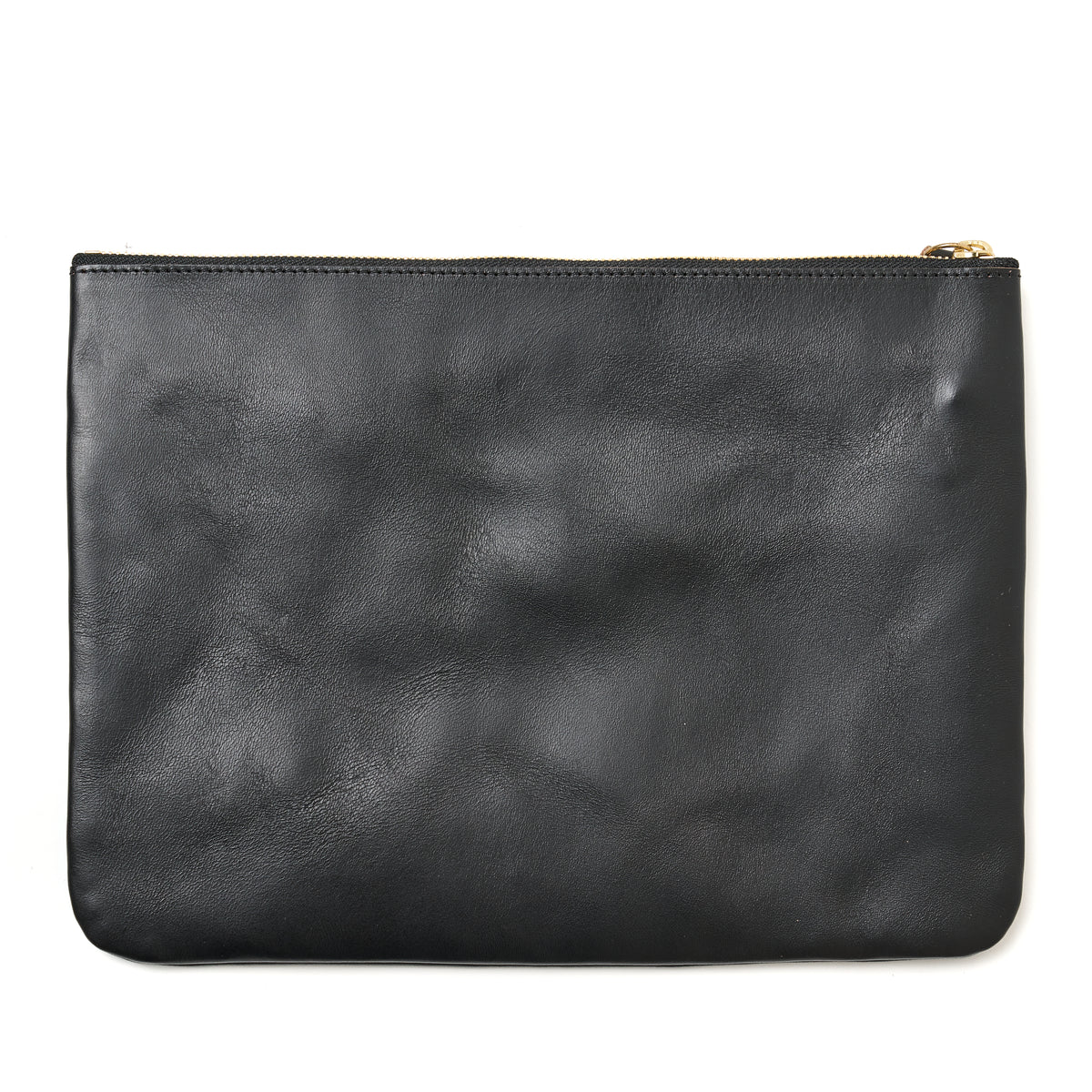 SQUARE ZIP & SNAP POUCH size L -BLACK LEATHER – THE BOOTS SHOP ONLINE