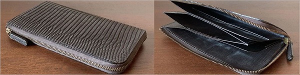 three2four LIZ L字ジップ 象革ボルドー three2four LIZ L字ジップ 象