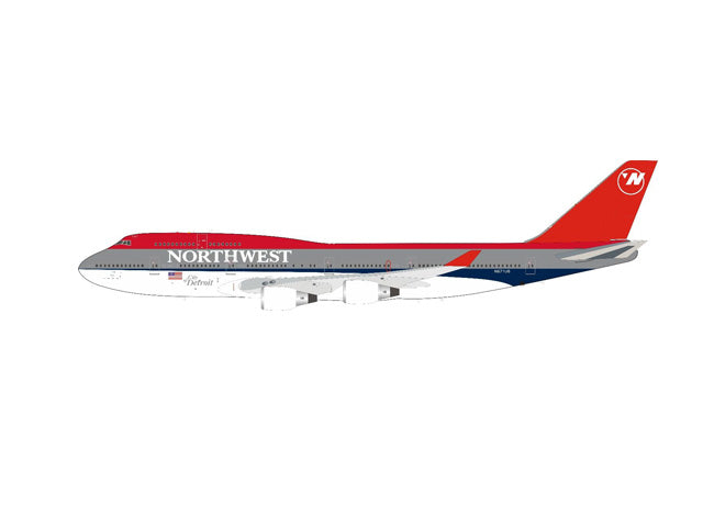 B-Models 747-400 ノースウエスト航空 「City of Detroit」 N671US 1