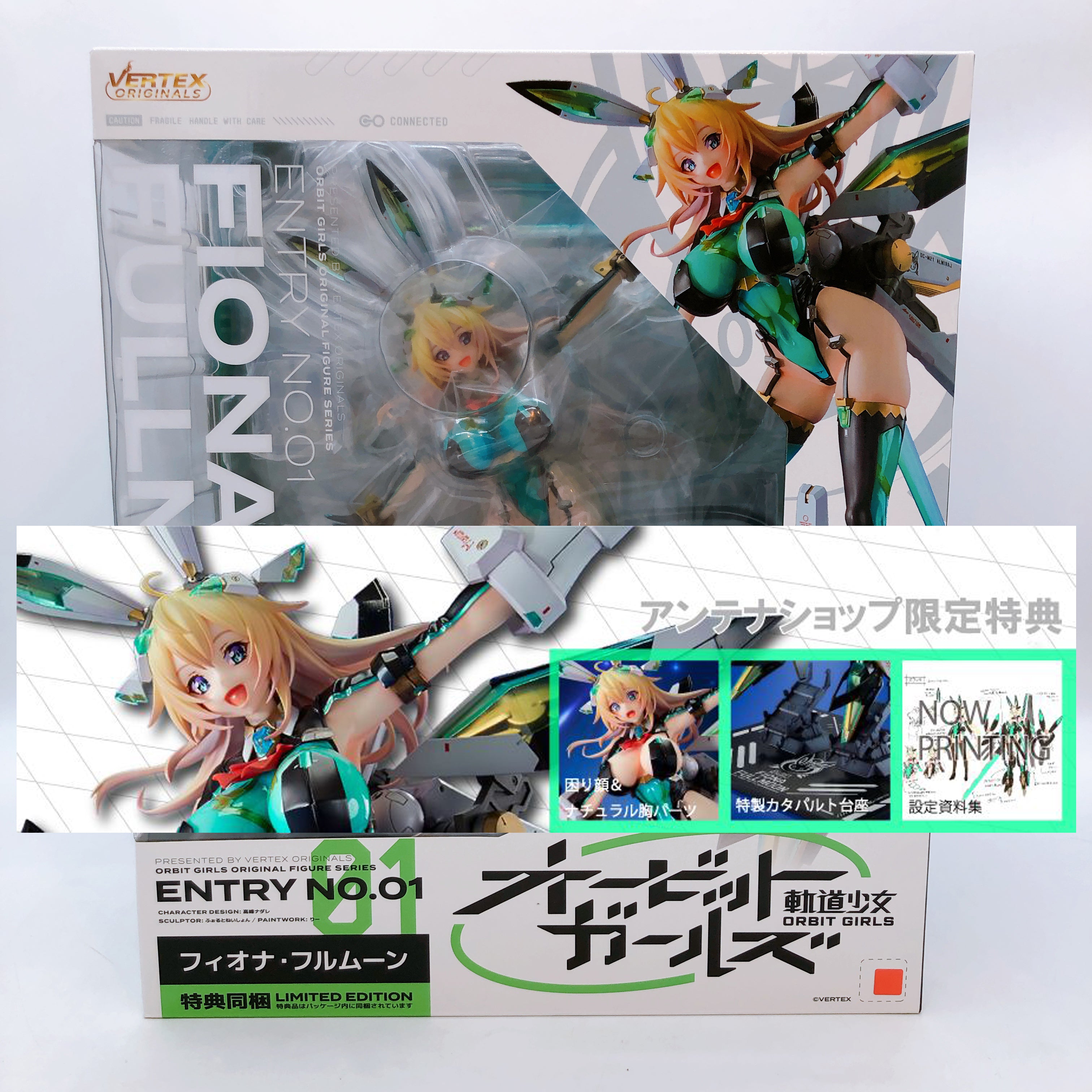 Orbit Girls Fiona Fullmoon Original Figure Limited Edition Vertex Japa