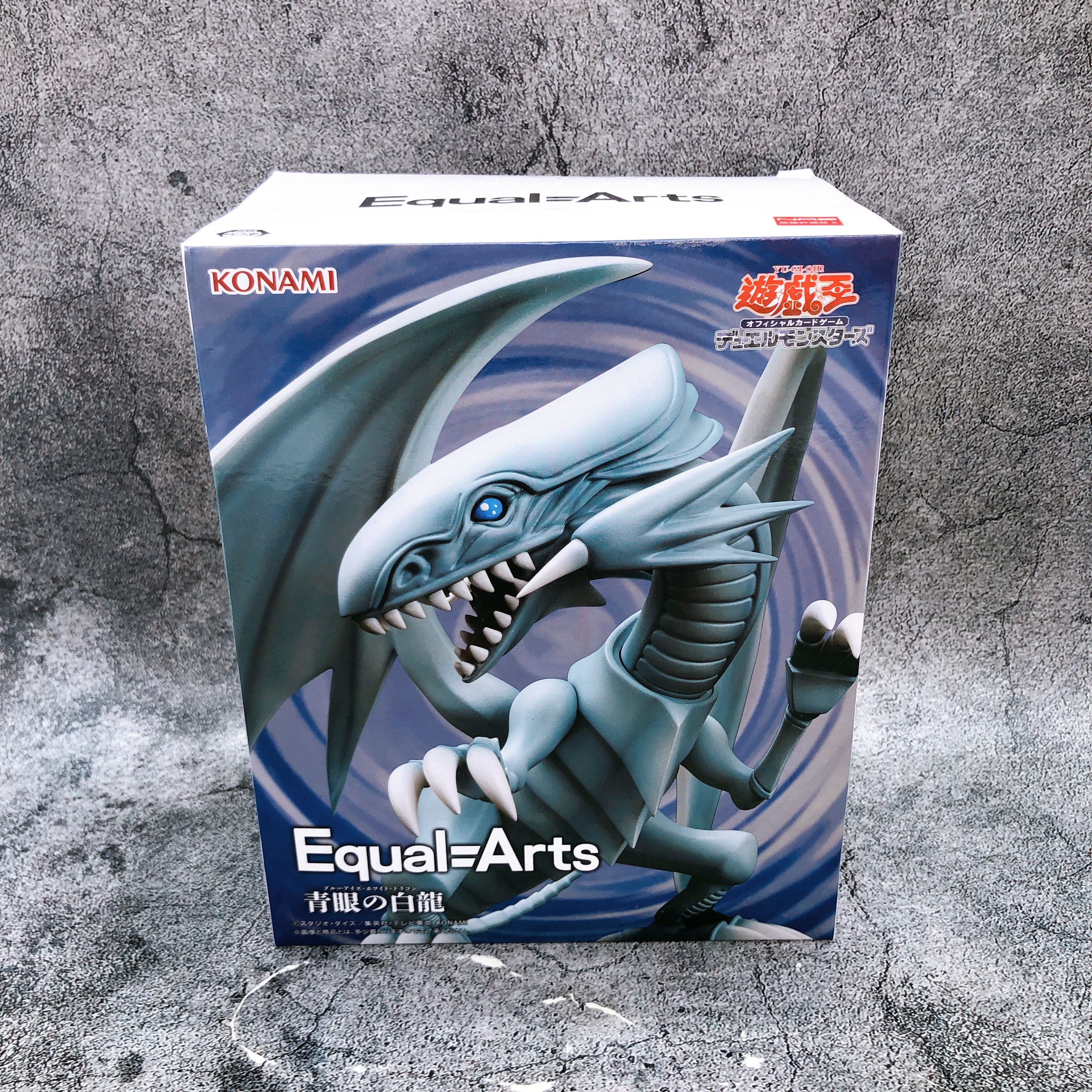 Yu-Gi-Oh Duel Monsters Blue-Eyes White Dragon Figure Equal Arts Konami
