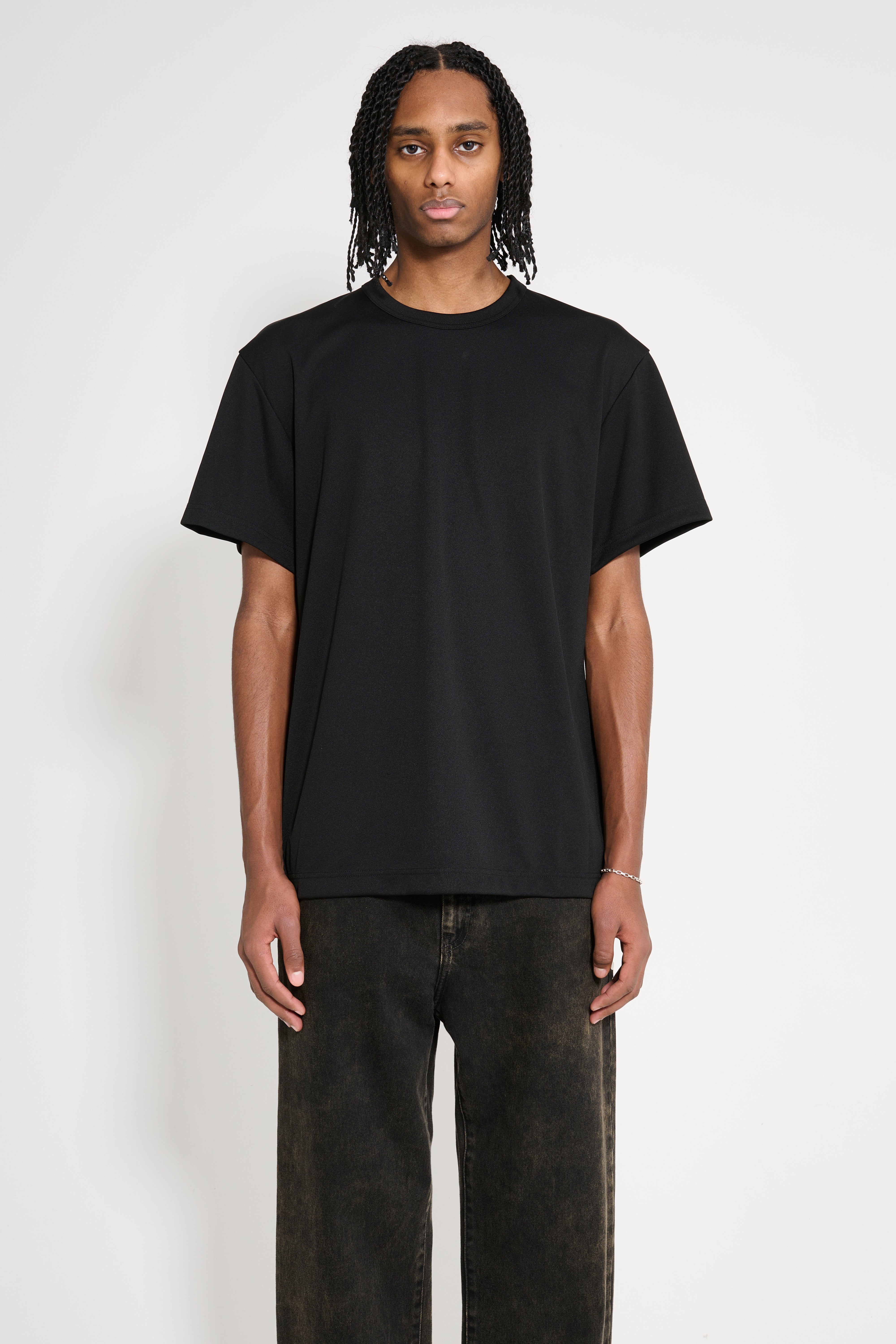 Comme des Garçons Homme Plus Mesh-Panelled T-shirt Black – Très Bien