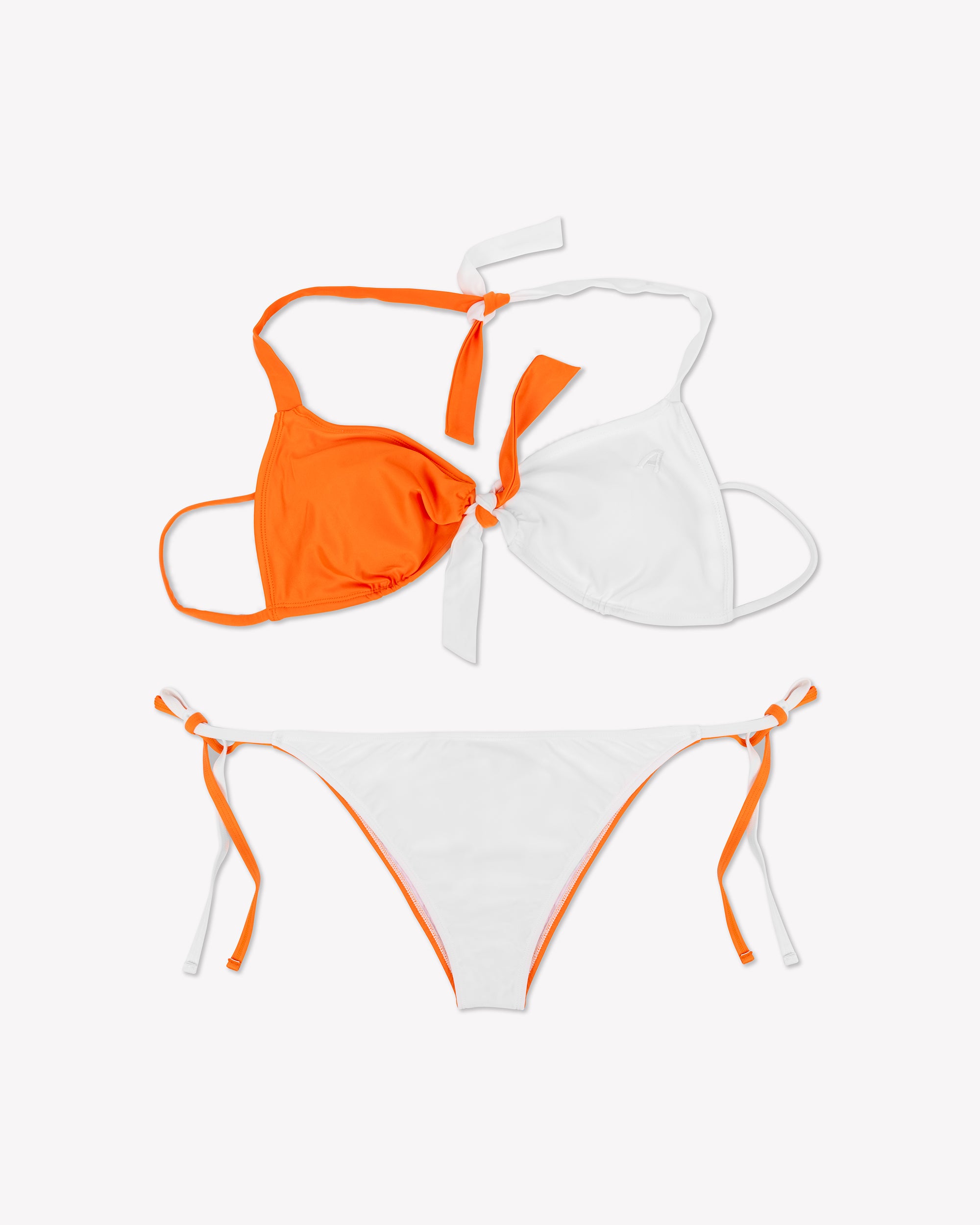 Aperol 2-Tone String Bikini Set