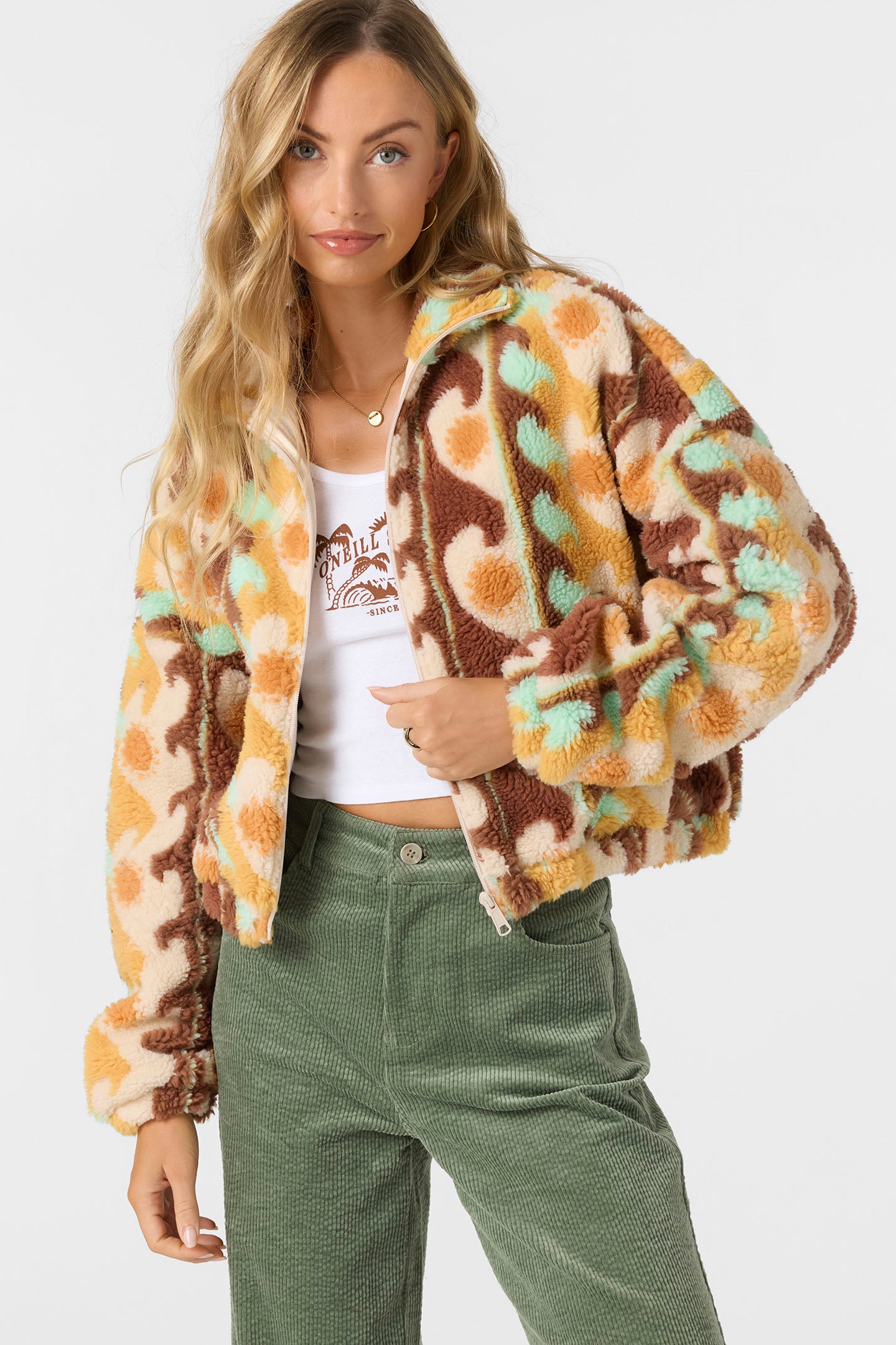 Cordin Jacquard Jacket - Warm Ochre | O'Neill