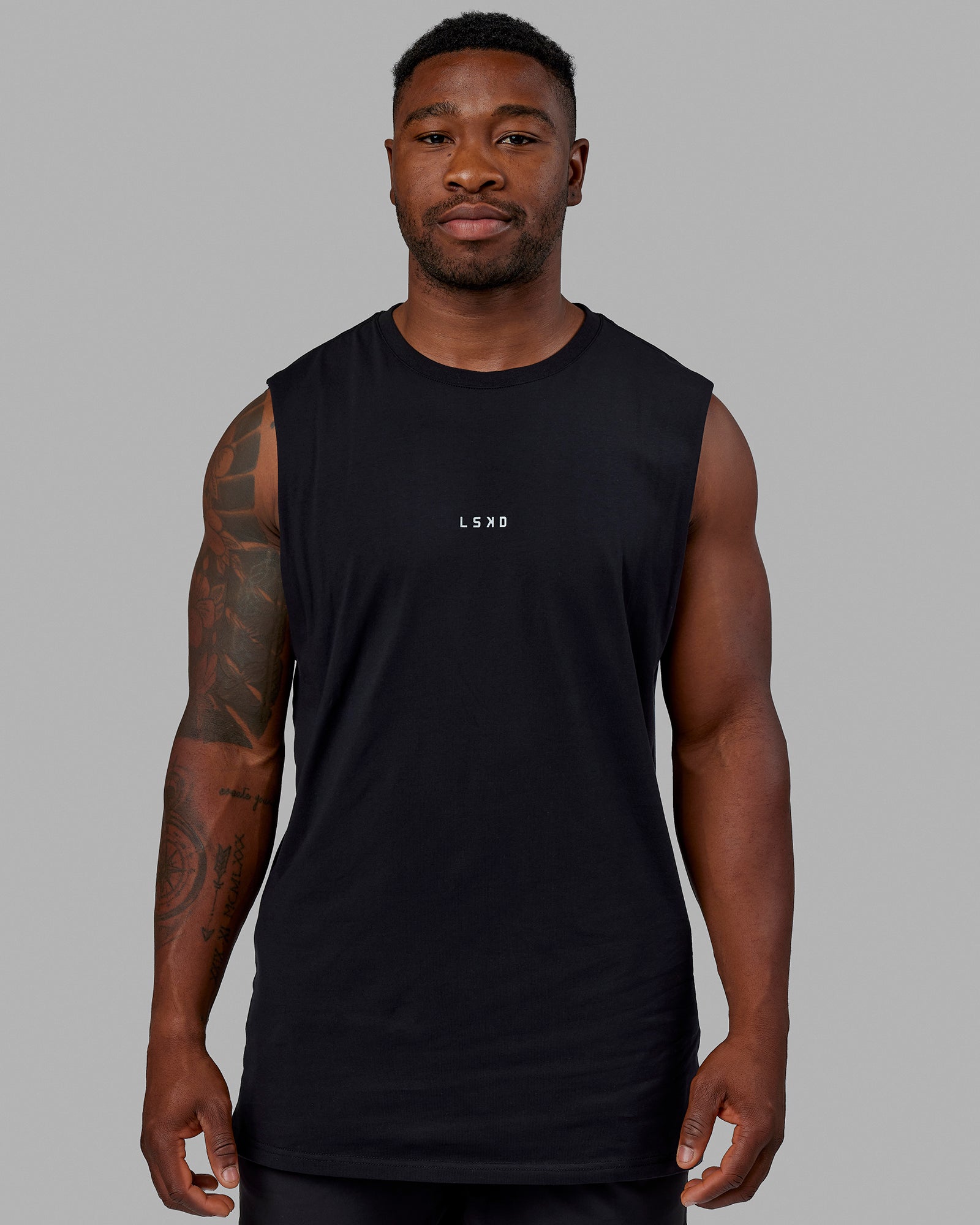 Base FLXCotton Tank - Black | LSKD – LSKD US