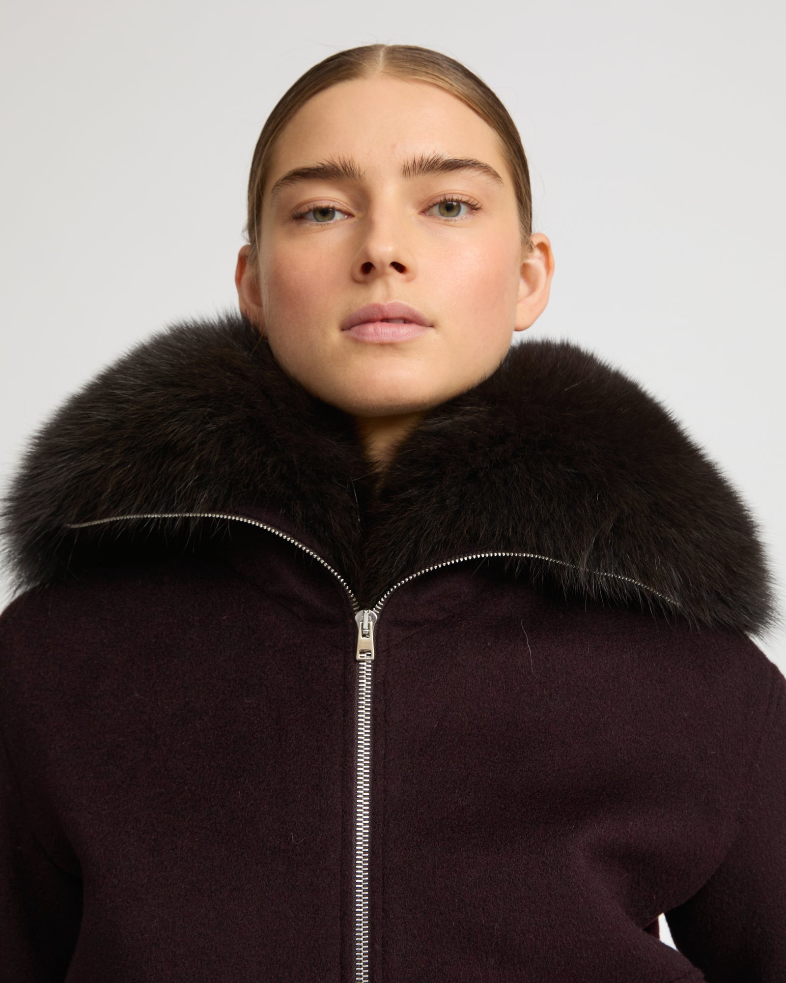 Cashmere wool & fox fur – Yves Salomon US
