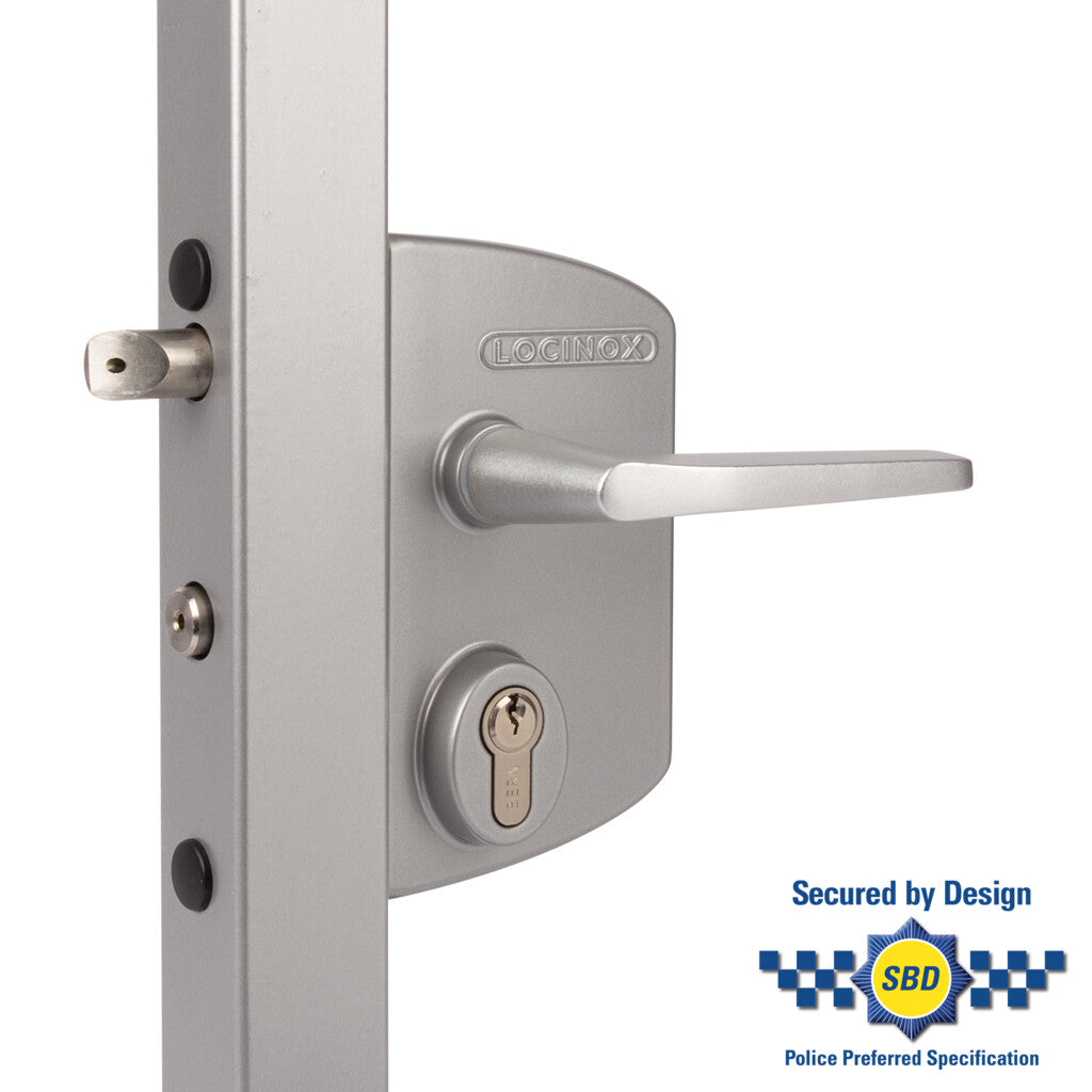 Locinox LPKQU2 - Surface mounted anti-panic gate lock with