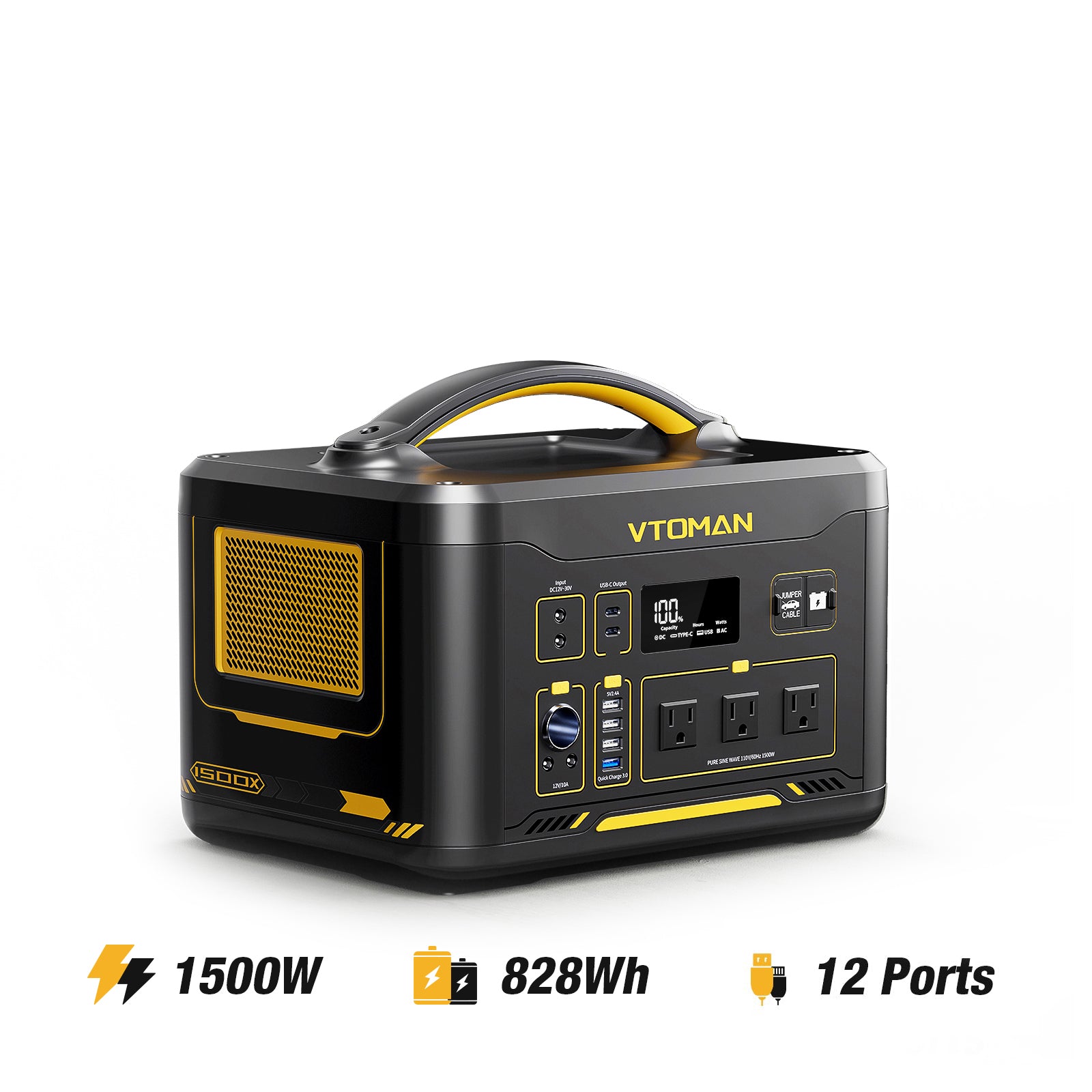1500 Watt Generators Portable | 1500 Watt Power Station | Vtoman