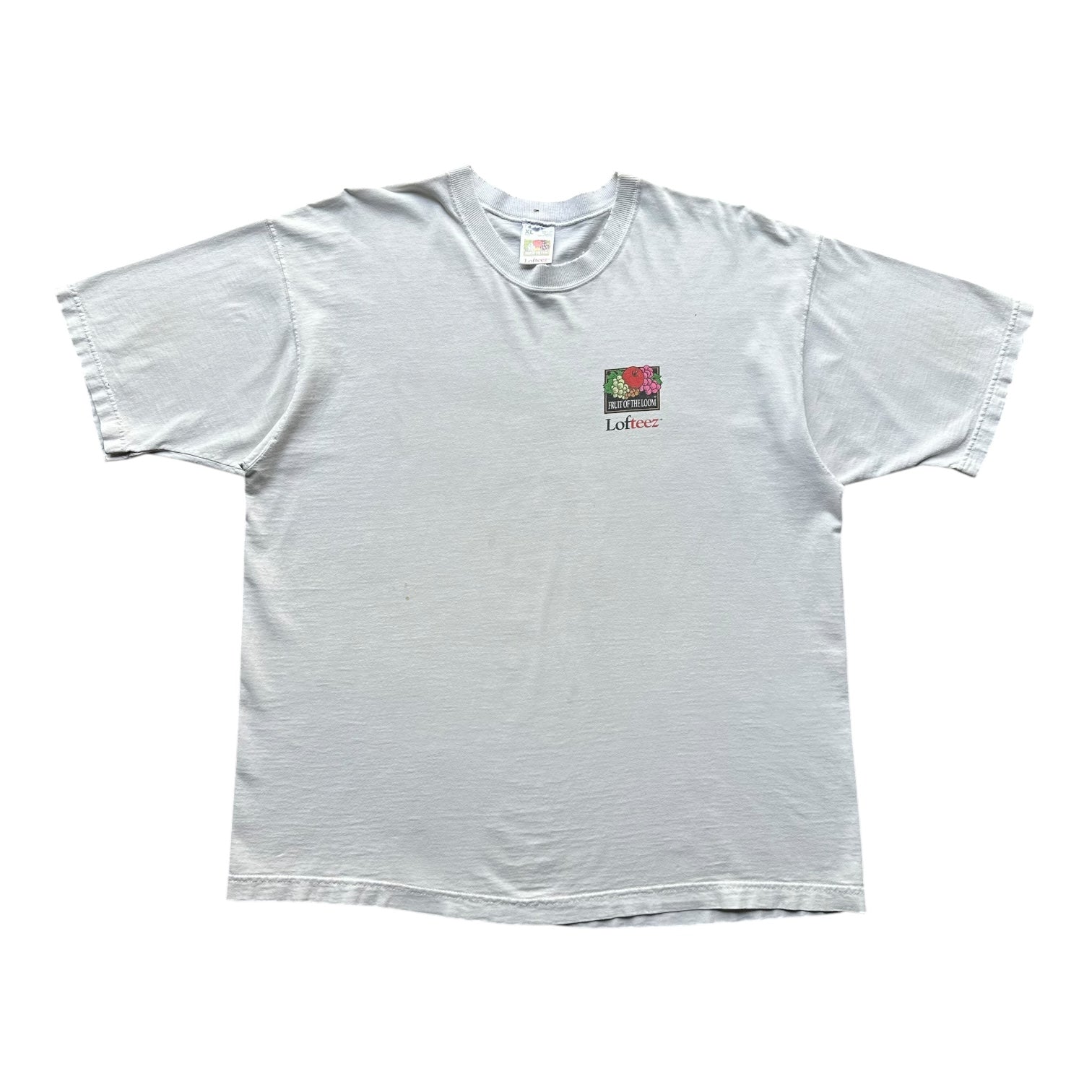 90s fruit of the loom lofteez tee XL – Vintage Sponsor
