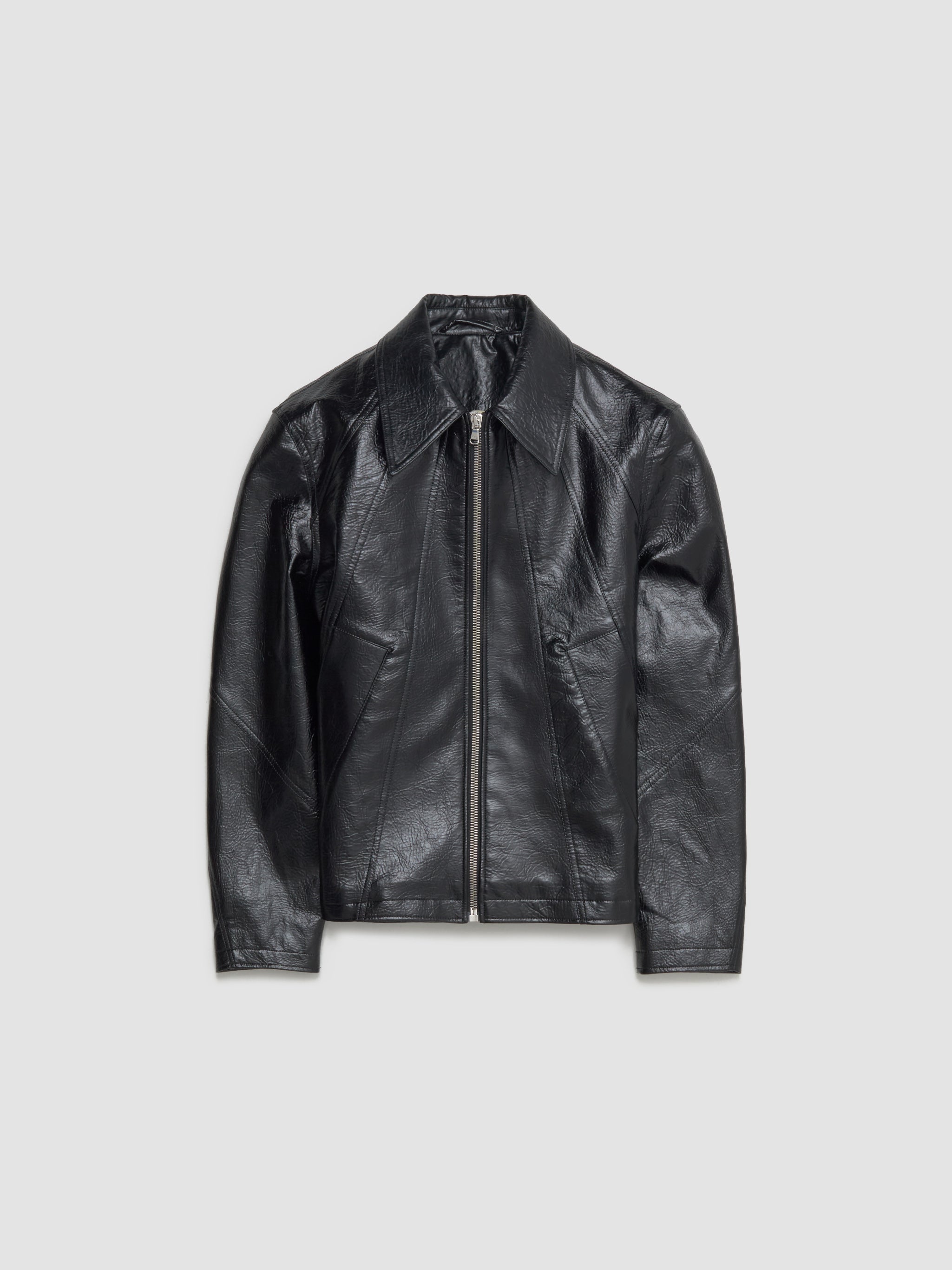 Séfr - Duke Jacket in Faux Memory Leather - MSS25DUKEFAU – Voo Store