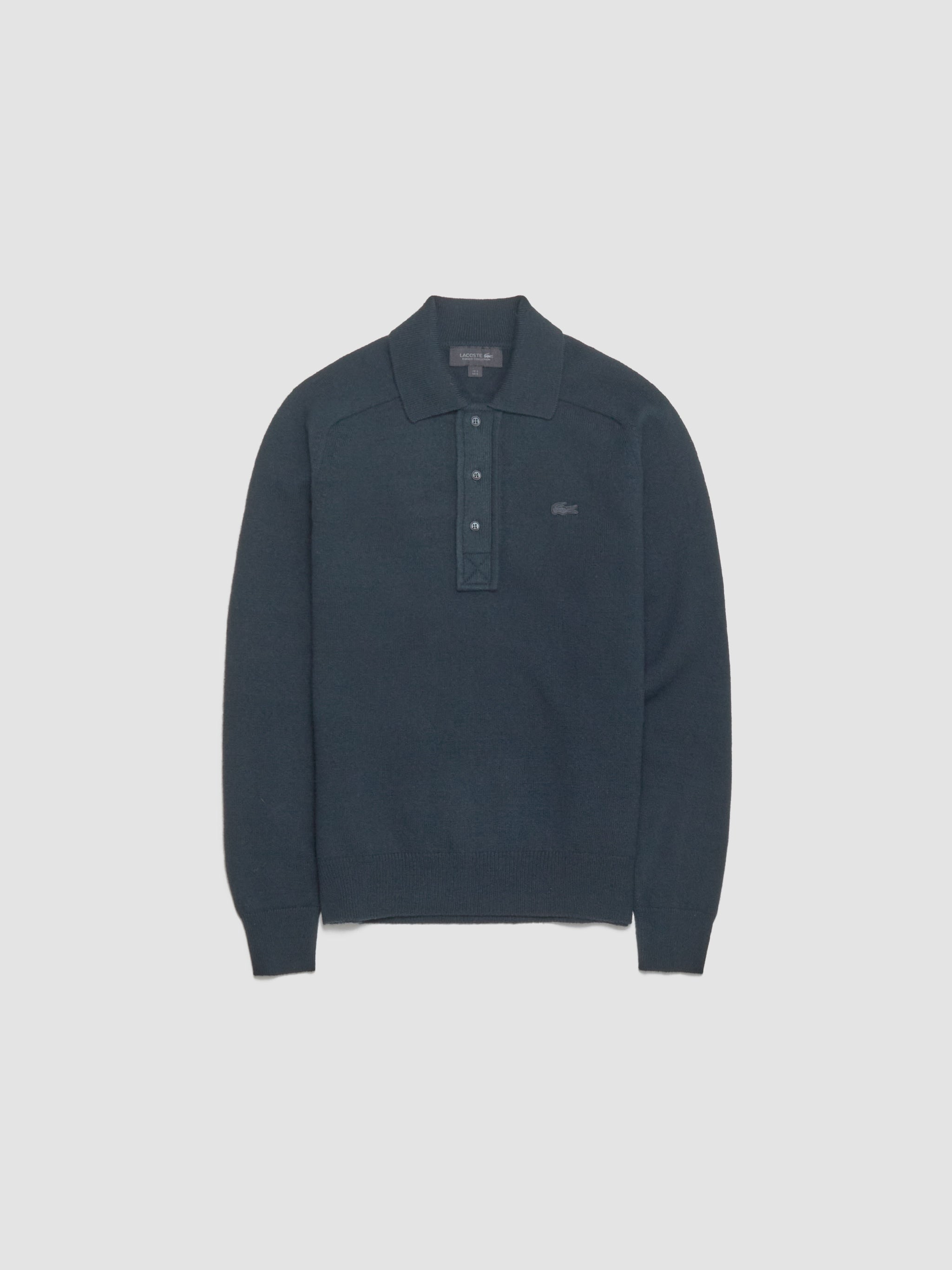 Lacoste - Knit Polo Sweater in Dark Green - AH3735-OP – Voo Store