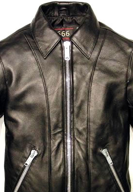 666 LJM-18 70's パンクスタイル シングル レザージャケット