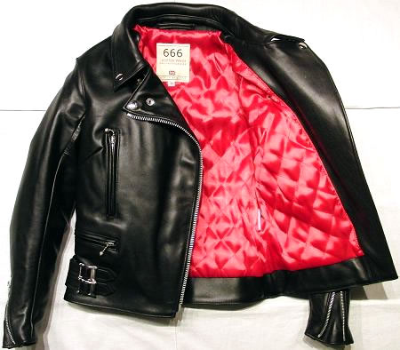 666 LJW-1 レディース サイドベルトレザージャケット ライダースジャケット