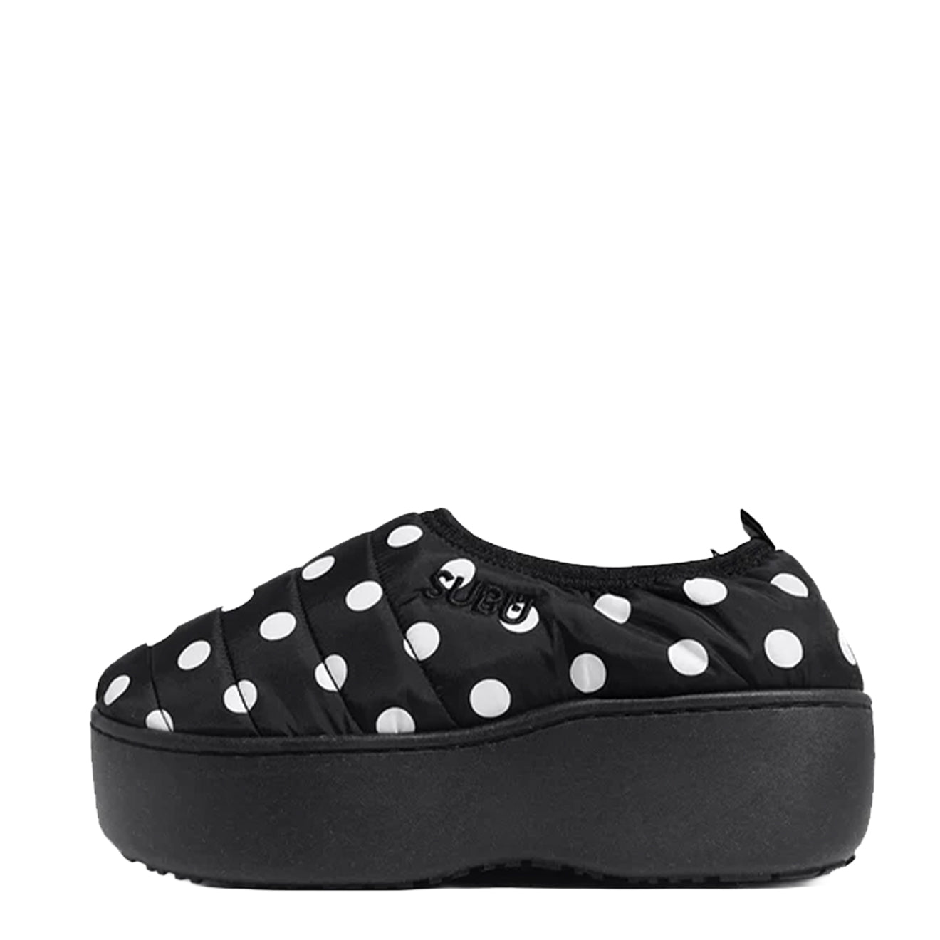 Subu Womens Vamp Platform Slipper Dots | pam pam