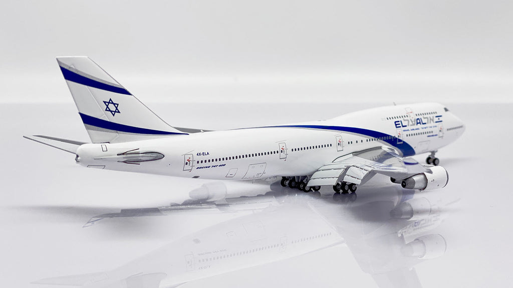 El Al Boeing 747-400 Flaps Down 4X-ELA With Aviationtag JC Wings