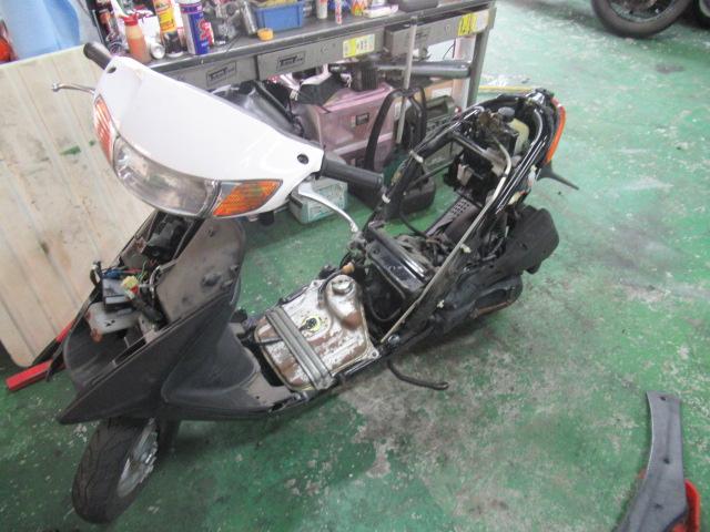 ライブディオ エンジン焼付き シリンダー交換 他店舗様の修理ご即焼き