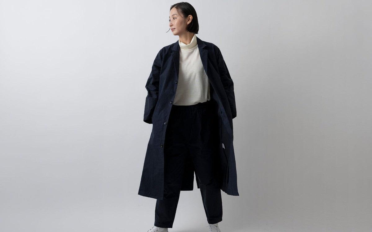 バフクロス ロングジャケット ブラックネイビー｜unisex 2 size – PINT_MN