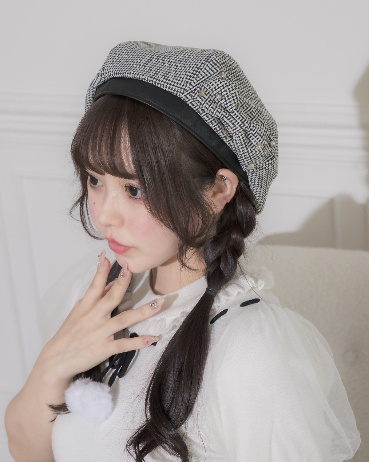 千鳥柄リボンベレー – pium