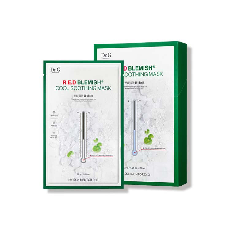 ドクターG/Dr.G] レッド ブレミッシュ クール スージング マスク 10P
