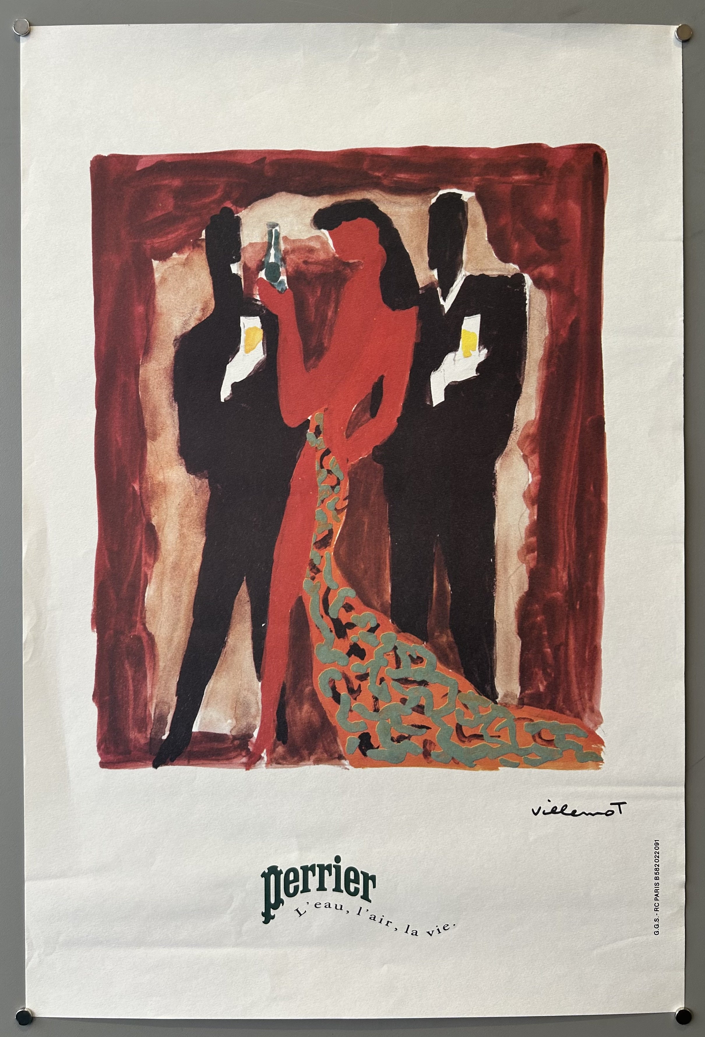 Perrier L'Eau, L'Air, La Vie – Poster Museum