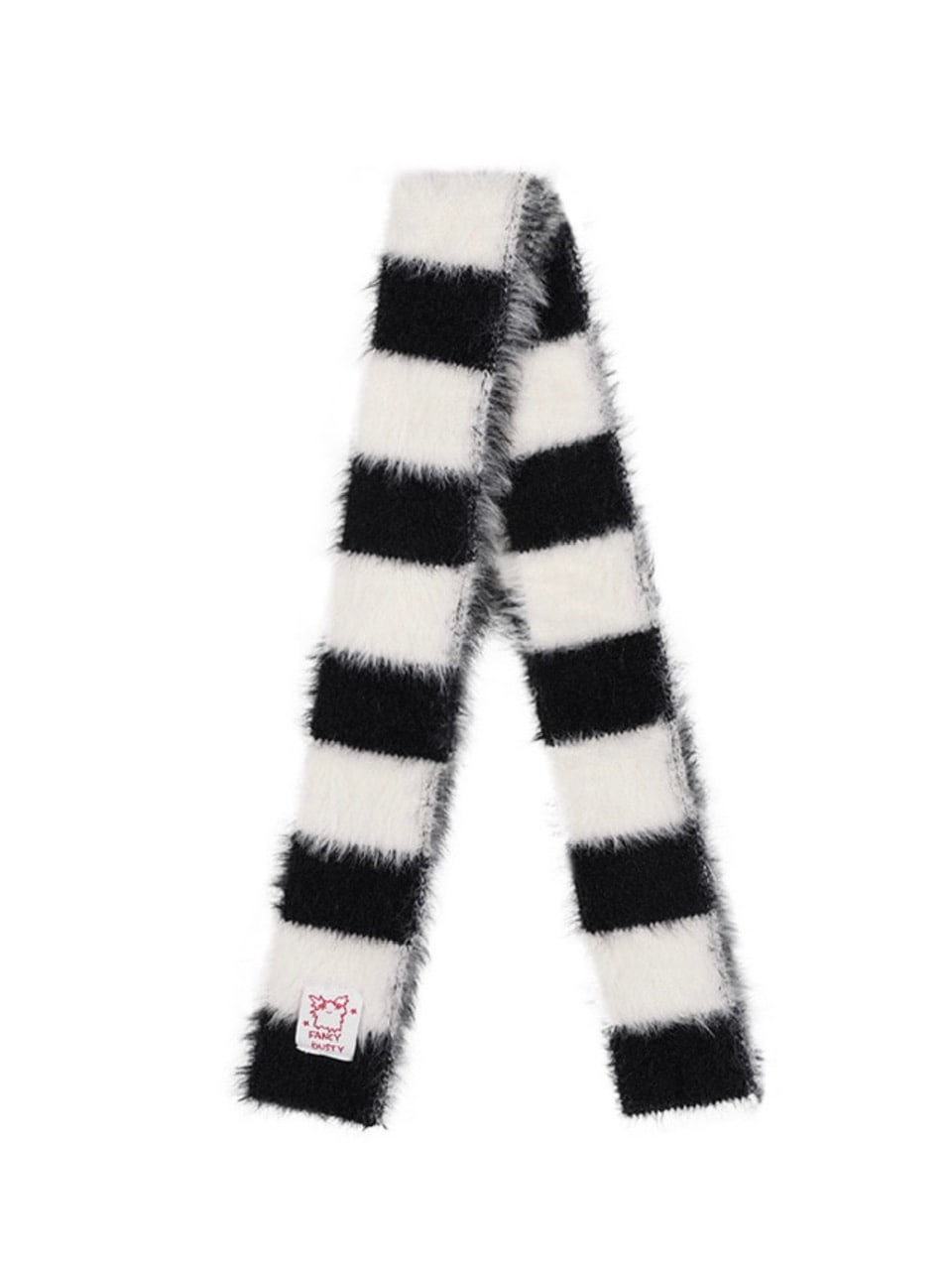 FANCY X DUSTY】HUG STRIPE FUR MUFFLER / 【ファンシー X ダスティ