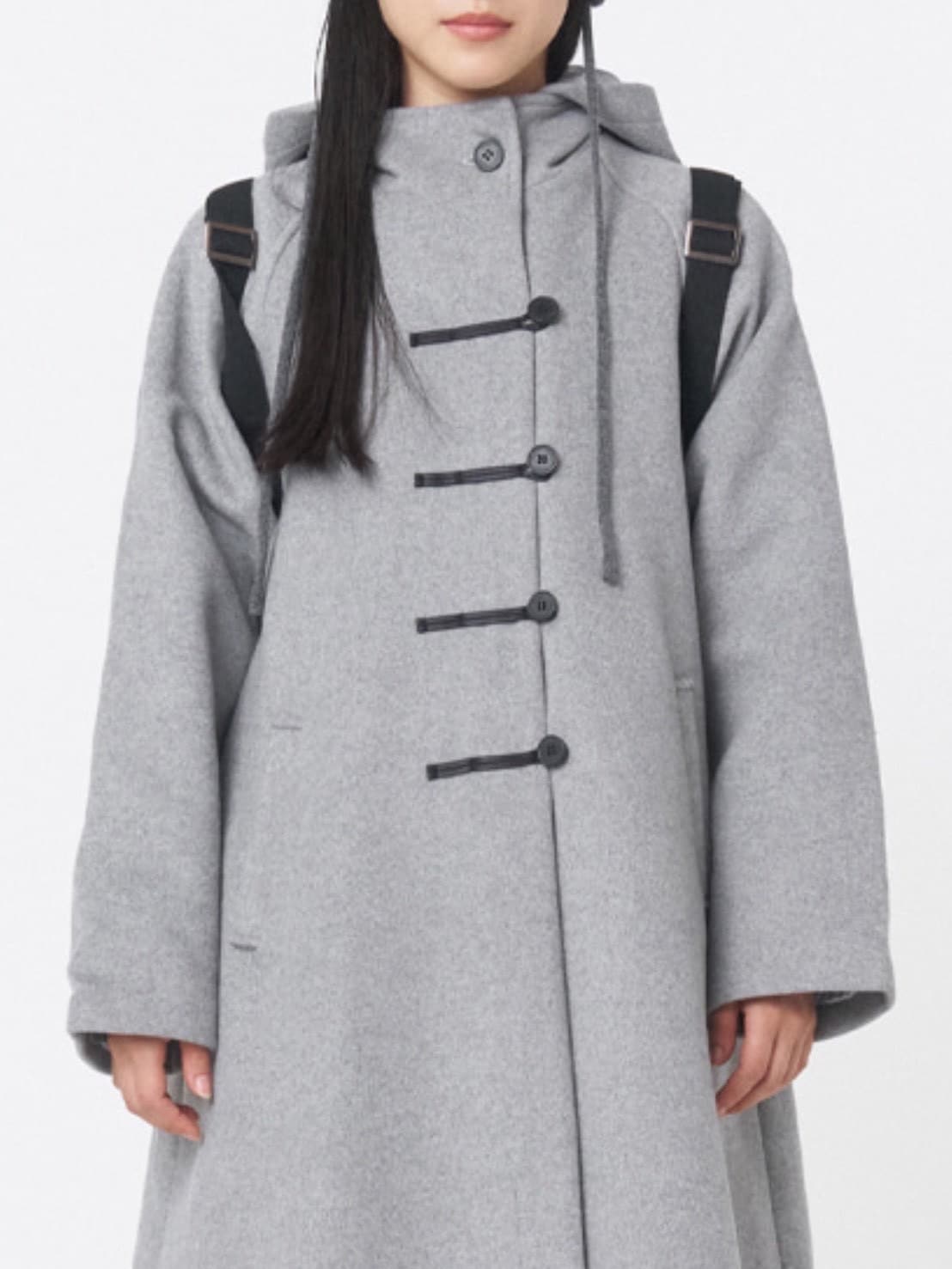 Miseki seoul】Hoodie long duffle coat – PRESSING WEB SHOP