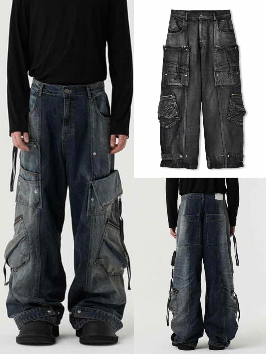 DNSR】twoface multi cargo denim pants – PRESSING WEB SHOP