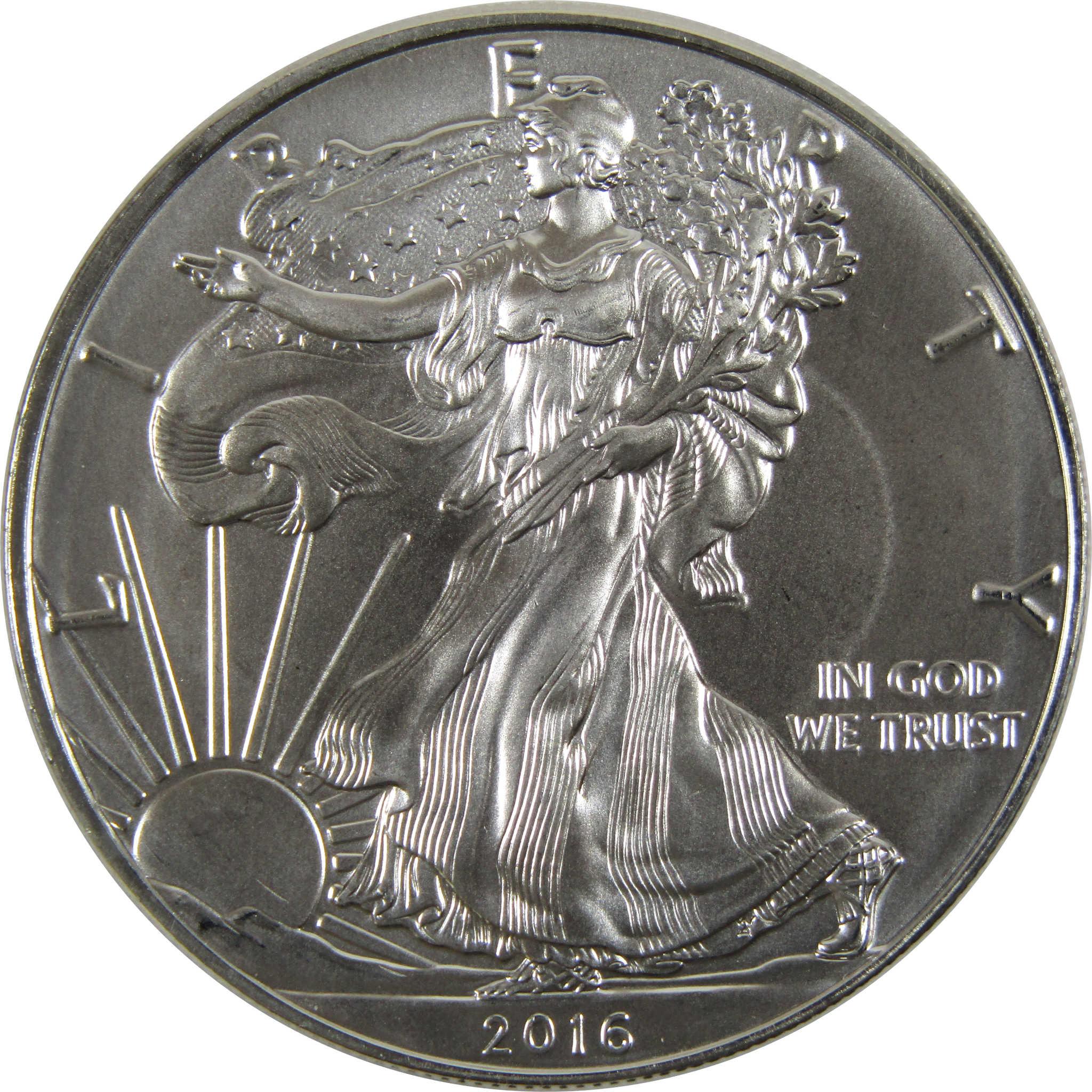 2016 American Silver Eagle Uncirculated Bullion $1 Coin